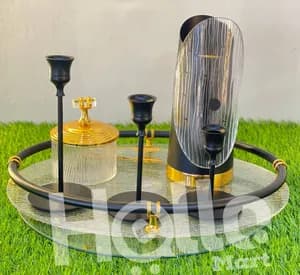 Decorative Incense Burner Tray Set