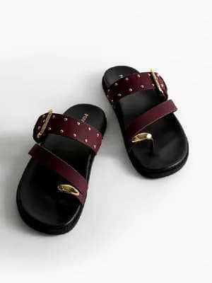 Primark Paula echevarria studded footbed sandals