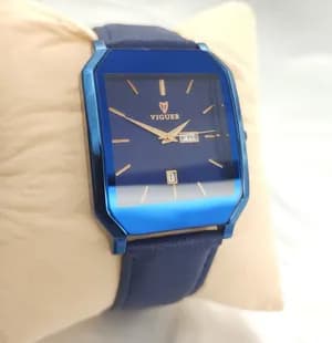 Viguer Leather Strap Modern Watch