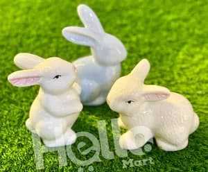 Ceramic Rabbit Home Decor Figurines
