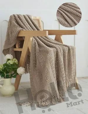 Soft Knitted Sofa Throw Blanket 170X130cm