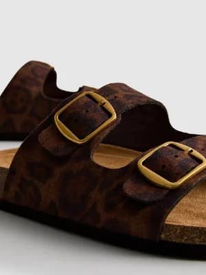 Primark double strap footbed sandals