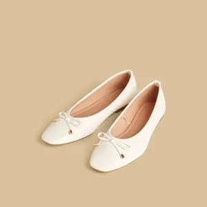 MAX bow detail ballerina shoe
