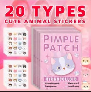 Shein 20 Piece Cute Animal Stickers Pimple Patch