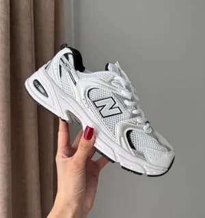 New Balance 530 White Navy Unisex Shoes