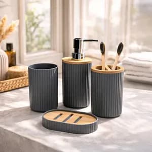 4-Piece Bathroom Accessory Set
