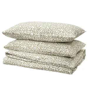 IKEA Duvet cover 240x220 white/green