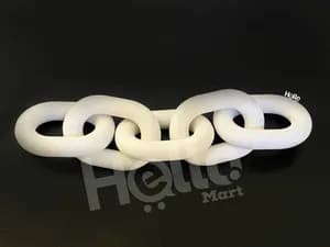 White Home Decor Chain Links