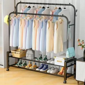 Multifunctional Clothes and Shoe Rack