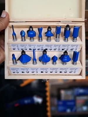 15pc Router Bit Set