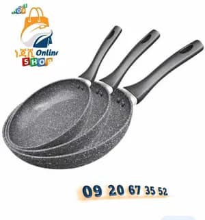 Momcoc 3pcs Fry Pan Set