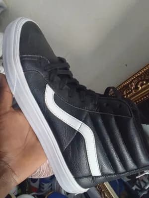 Black High-Top Sneakers