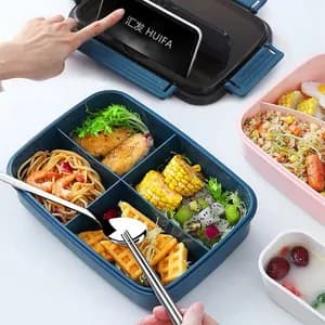 Partitioned Plastic Lunchbox 1000 ml