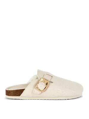 Primark felt lined clog mules