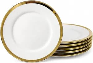 Premium Ceramic Dinner Plates Set of 6