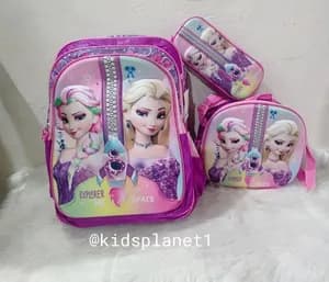 Frozen 3pcs set school bag