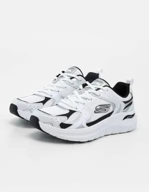 Skechers Leather and Synthetic Sneakers