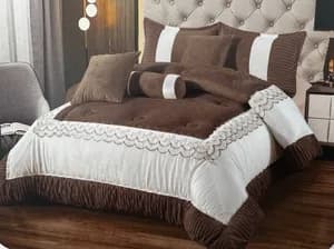 Seven (7) Pcs Comforter set