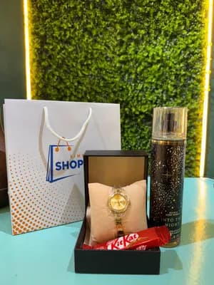 Ladies Stainless Watch Gift Package