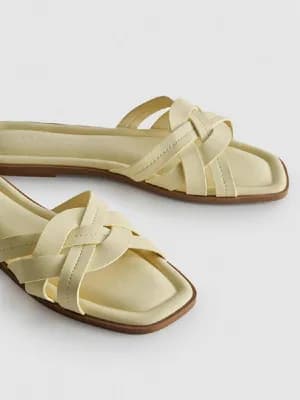 Primark Faux Leather Weave Sandals
