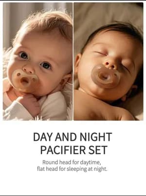 3-in-1 Day & Night Pacifier for Babies