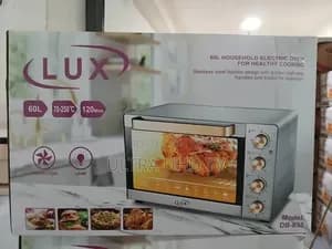 Lux 60L Electric Oven with Double Hot Plates