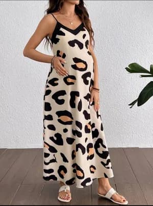 Shein Size M Leopard Print Dress