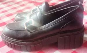 Modern Imported Black Loafers