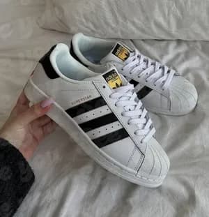 Adidas Superstar White Black Men Sneakers