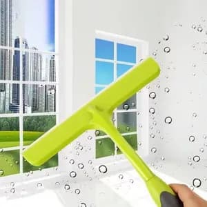 Hand-Held Plastic Window Squeegee