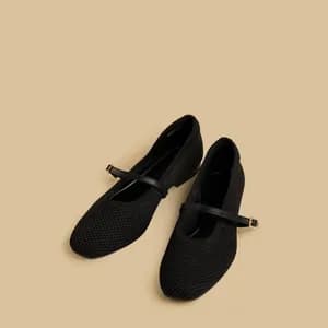 MAX Mesh Textured Ballerina Shoes Size 39