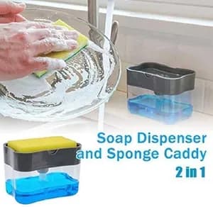 Soap Pump And Sponge Caddy