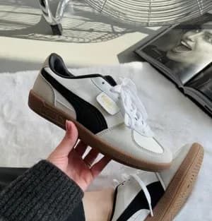 Puma Palermo White Vapour Gum Sneakers