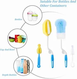 Bottle and nipple brush