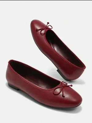 Women bow ballerina flat