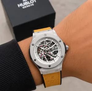 Hublot Automatic Rubber Strap Watch
