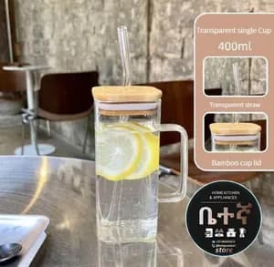 Diamond Heat Resistant Glass Mug