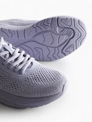 Primark knitted lace up trainers
