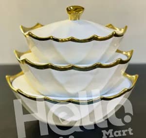 Beautiful 3-Piece Stew Serving Bowls