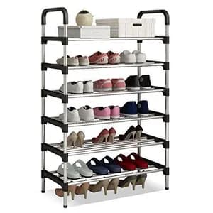 6-Tier Metal Shoe Rack 18 Pairs