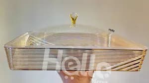 Quality Injera Serving Tray with Lid