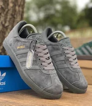 Adidas Gazelle OG Full Grey Suede Shoes