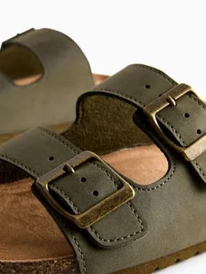 Primark double strap footbed sandals