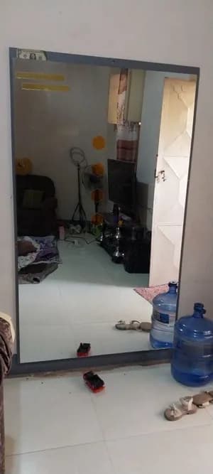 Large Mirror with MDF Base