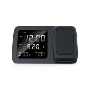 RISE Digital Alarm Clock & Wireless Charger