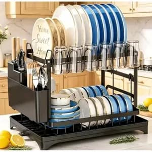2 Layer Stainless Steel Draining Rack
