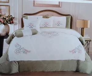 Seven (7) Pcs Comforter set