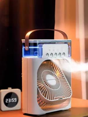 3in1 Air Cooler Fan with LED Humidifier