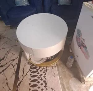 Round White Sofa Coffee Table
