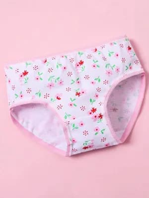 Colorful girls cotton underwear